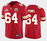 Nike Men & Women & Youth Chiefs 64 Mike Pennel Red 2021 Super Bowl LV Vapor Untouchable Limited Jersey,baseball caps,new era cap wholesale,wholesale hats